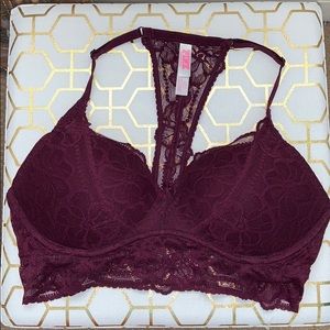 PINK Lace Push-up Bralette